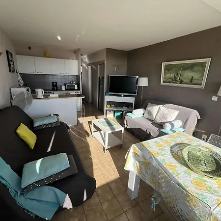 Apartment T2 A Valras-plage, 4 Pers, A 30m De La Plage, Parking Prive, Cuisine Equipee - Fr-1-701-74 *